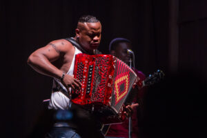 Dwayne Dopsie & the Zydeco Hellraisers, on the last night of the 2013 Xerox Rochester International Jazz Festival (XRIJF). Fun! (Steve Sickels)