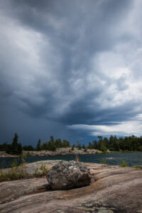 Storm An approaching storm and clouds, McGregor Bay, Ontario, Canada (Steve Sickels)