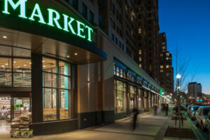 The Bartlett from the NE A view from the northeast of The Bartlett in Arlington, Virginia -- exterior design by Maurice Walters Architect (Steve Sickels)